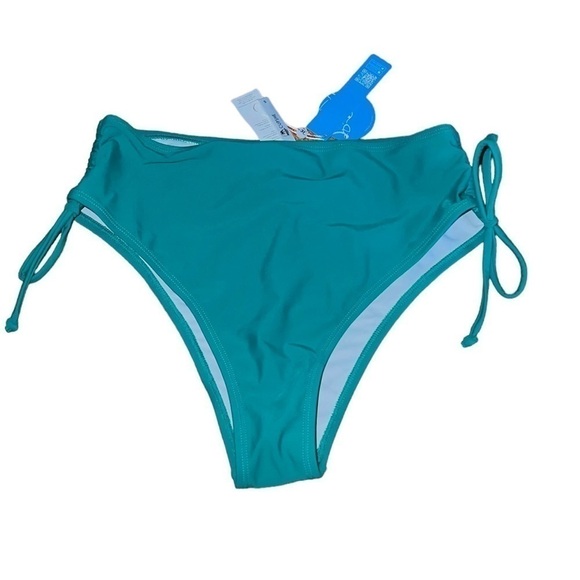 Cupshe Solid Green Bikini Bottom NWT Small - Picture 1 of 5